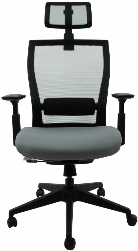 Kancelářská židle M5 černý plast, černo-šedá č.AOJ1226S gallery main image
