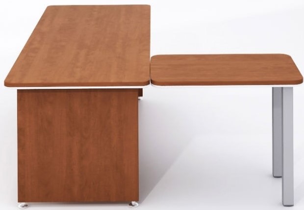 Přístavný stůl WELS, 90x55x76,2 cm, levé provedení
