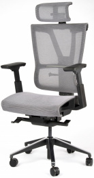Kancelárská stolička MISSION šedá, č. AOJ1270