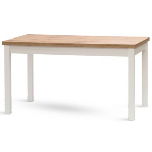 jedálenský stôl  W21 dub wotan / biela