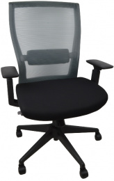 Kancelárská stolička M5 čierny plast, čierná, č.AOJ1340S