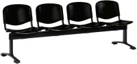 čtyřmístná lavice 1124 PN ISO černá