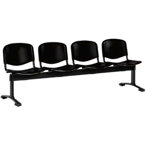 čtyřmístná lavice 1124 PN ISO černá