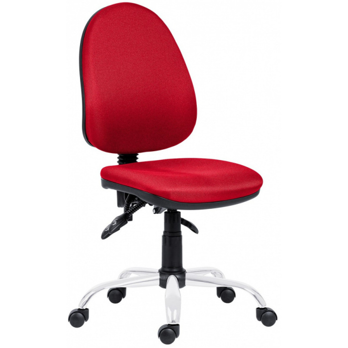 kancelářská židle PANTHER ASYN C D3 červená, č.AOJ1406S