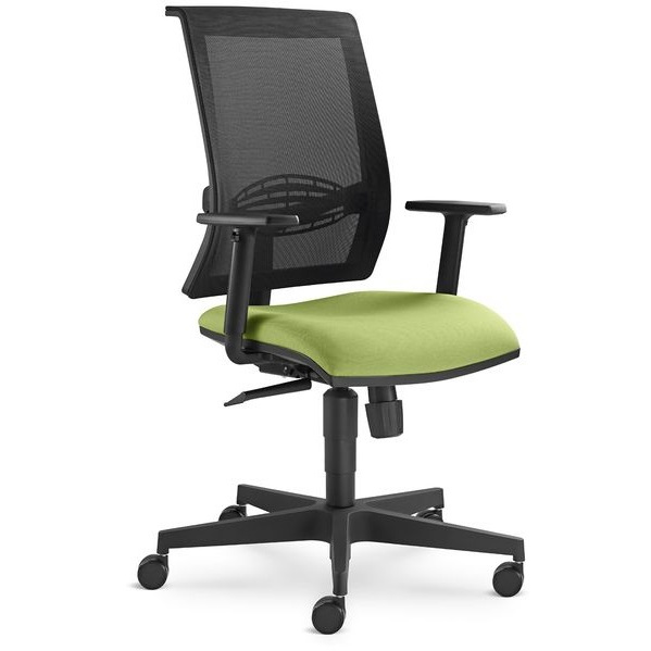 Kancelářská židle Lyra 217-SY, bílá káva, bílošedá