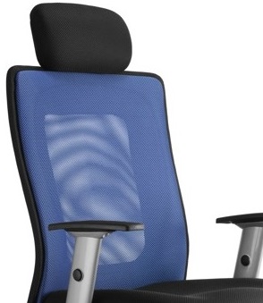 Levně ALBA Opěrák pro židli Lexa modrá s PDH