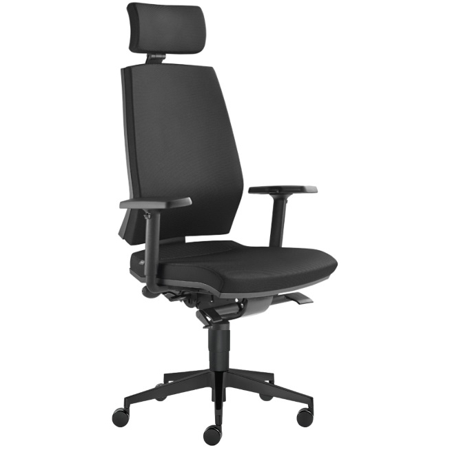 Kancelářská židle STREAM 280-SYS PDH, černá skladová