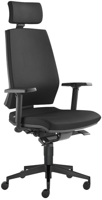 Kancelářská židle STREAM 280-SYS PDH, černá skladová gallery main image