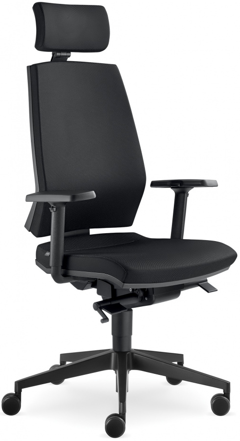 Levně LD SEATING Kancelářská židle STREAM 280-SYS PDH, posuv sedáku, černá skladová