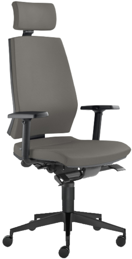 Levně LD SEATING Kancelářská židle STREAM 280-SYS PDH, tm.šedá skladová