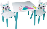 Detský stôl so stoličkami ALPAKA