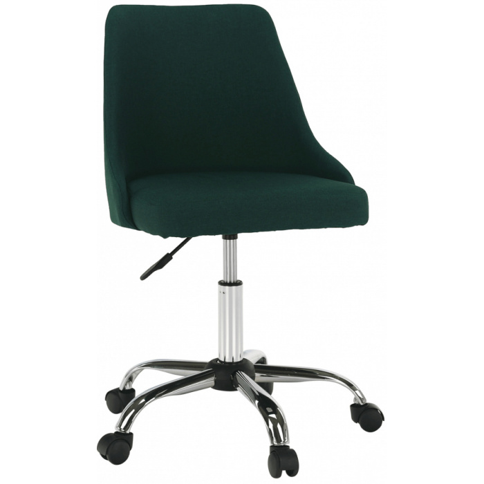 Kancelářská židle EDIZ smaragdová/chrom