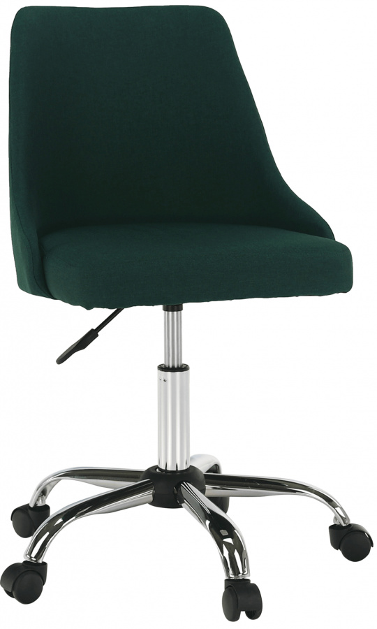 Kancelářská židle EDIZ smaragdová/chrom gallery main image