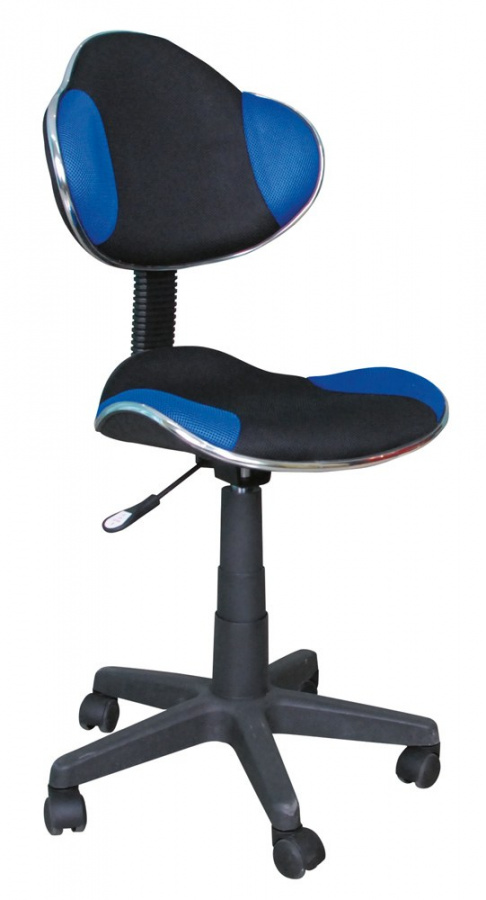 Levně SIGNAL dětská židle Q-G2 černo-modrá