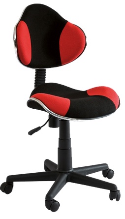 Levně SIGNAL dětská židle Q-G2 černo-červená
