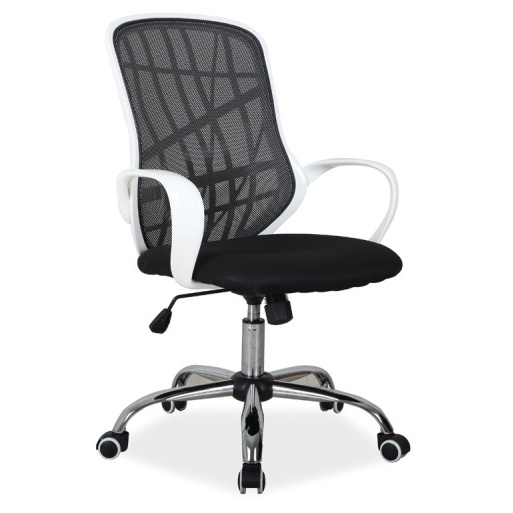 kancelářská židle DEXTER černo-bílá
