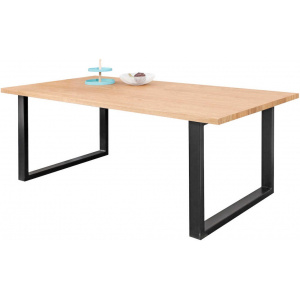 Jídelní stůl MATIN s deskou v celku 90-140 cm