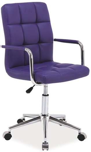 Levně SIGNAL Dětská židle Q-022 ekokůže fialová