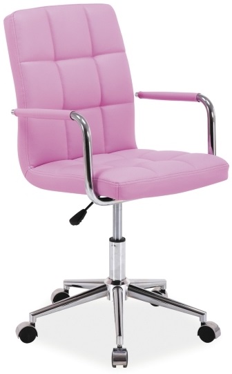 Levně SIGNAL dětská židle Q-022 ekokůže růžová