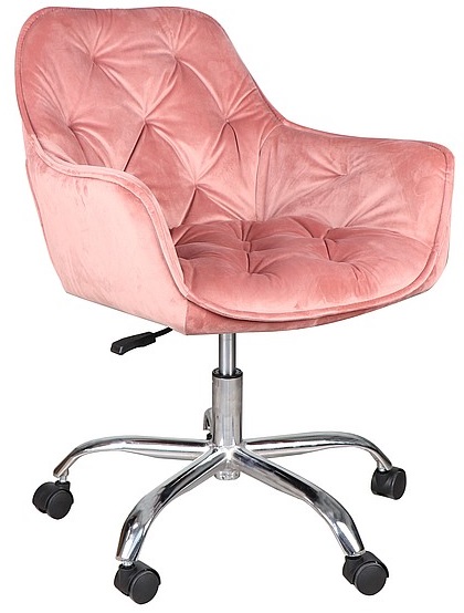 Levně SIGNAL kancelářská židle Q-190 VELVET růžová