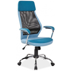 kancelárska stolička Q-336 modro-čierna