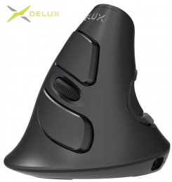 vertikální myš Delux M618 2.4G Bluetooth dual mode 4000DPI (M618GDB)