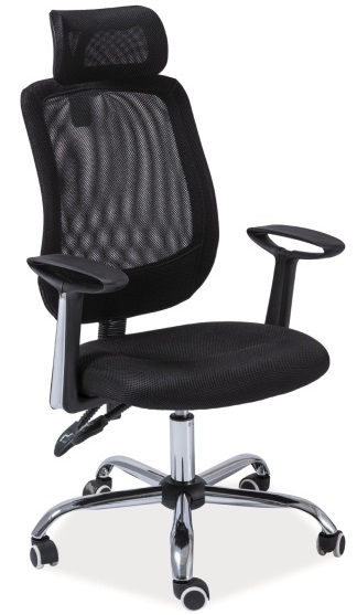 Levně SIGNAL kancelářská židle Q-118 černá