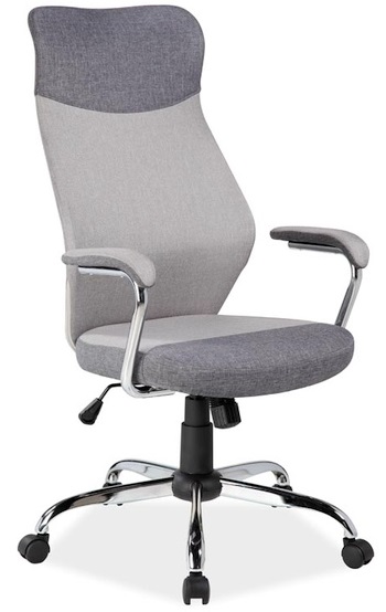Levně SIGNAL kancelářská židle Q-319 šedá