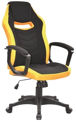 herní židle CAMARO černo-žlutá