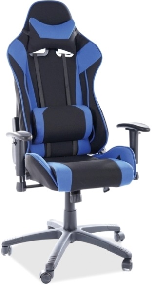 herní židle VIPER černo-modrá