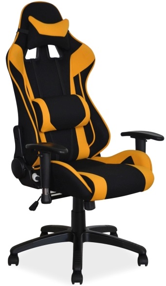 herní židle VIPER černo-žlutá