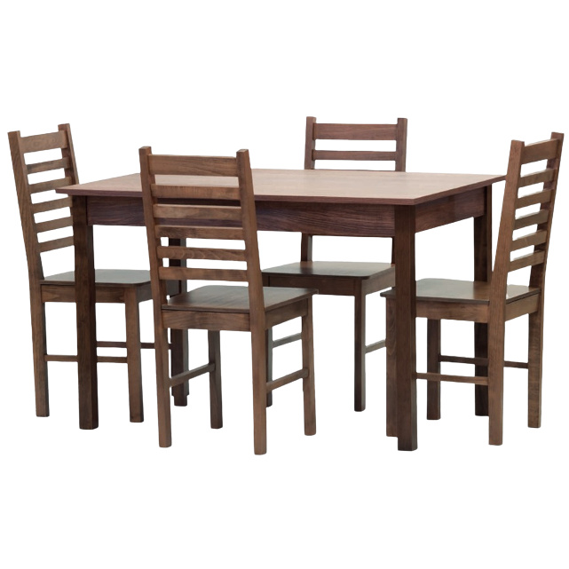 Jídelní set stůl FAMILY rs / židle NORA dub vintage