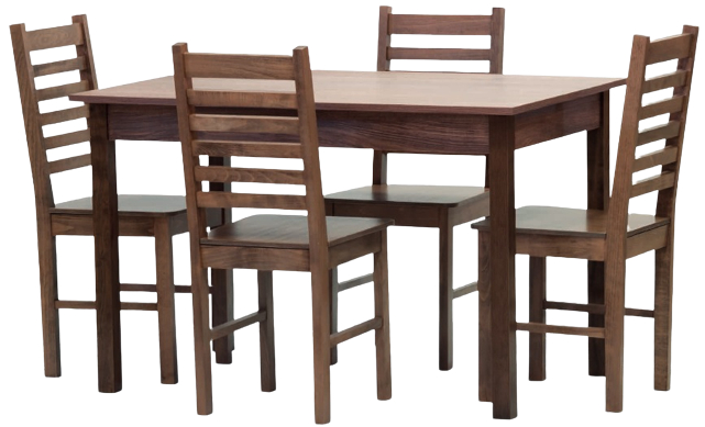 Jídelní set stůl FAMILY rs / židle NORA dub vintage