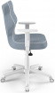 Dětská židle DUO White 5 šedo-modrá Jasmine 06 