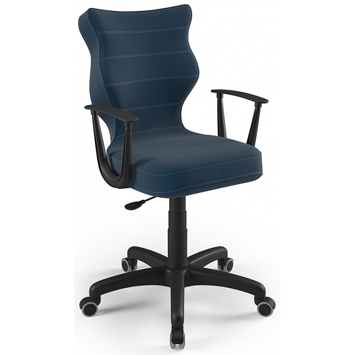 Studentská židle NORM 5, modrá Velvet 24
