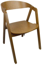 jedálenská stolička GURU buk odstín dub