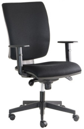 kancelářská židle LARA s područkami, BLACK 27 gallery main image