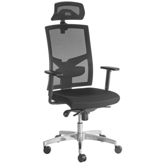kancelářská židle GAME ŠÉF VIP s 3D PDH a područkami, BLACK 27