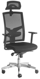 kancelářská židle GAME ŠÉF VIP s 3D PDH a područkami, BLACK 27 gallery main image