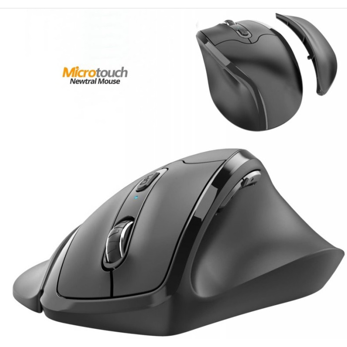 Microtouch Technology Inc. Newtral 3 bezdrátová vertikální myš LARGE (N300BWL)