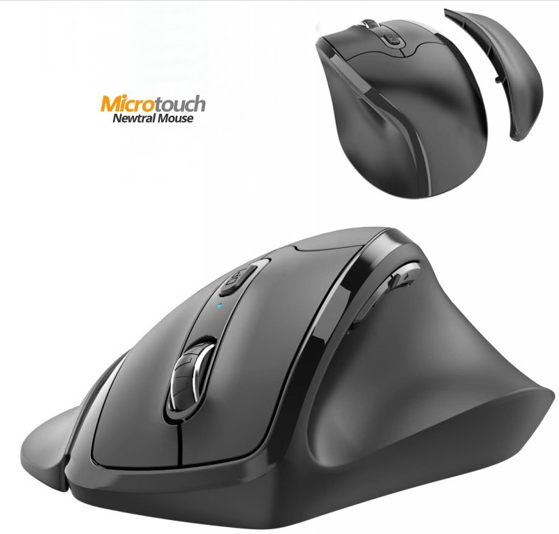 Microtouch Technology Inc. Newtral 3 bezdrátová vertikální myš LARGE (N300BWL) gallery main image