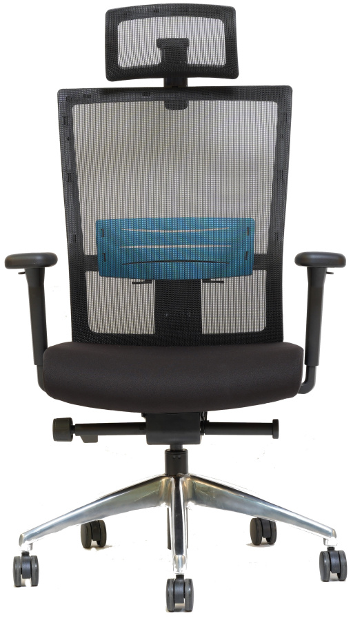 Kancelářská židle WINDY černo-modrá gallery main image