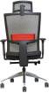Kancelářská židle WINDY černo-červená