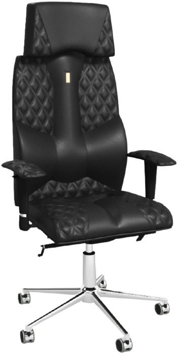 Kancelářská židle BUSINESS černá, ECO kůže, vzorkový kus Ostrava gallery main image