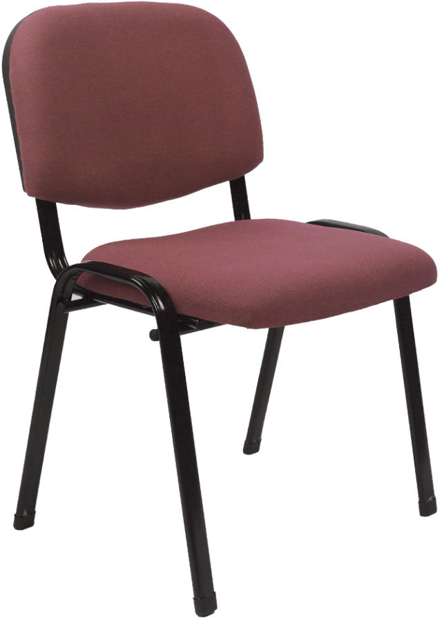 Levně TEMPO KONDELA Konferenční židle ISO 2 NEW, červená