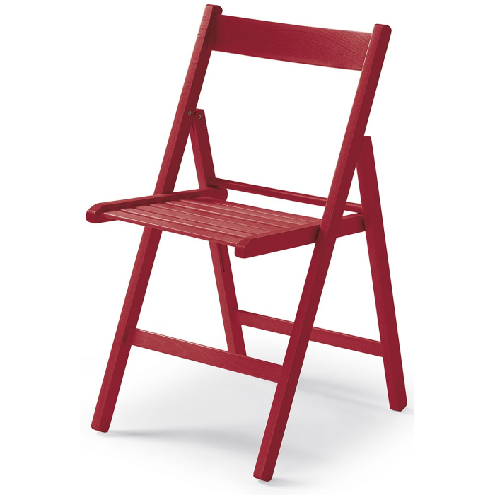 skládací židle SMART červená