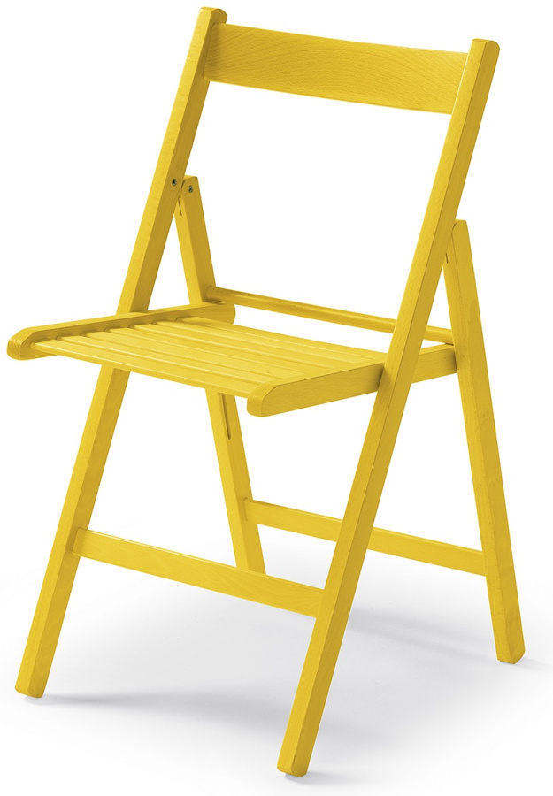 skládací židle SMART žlutá