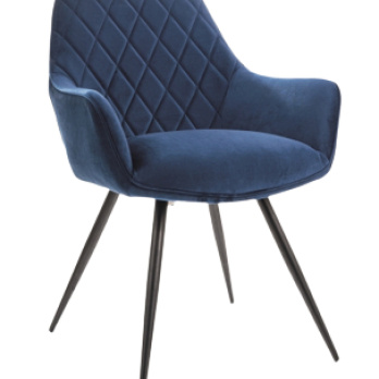 Jedálenská stolička LINEA modrá