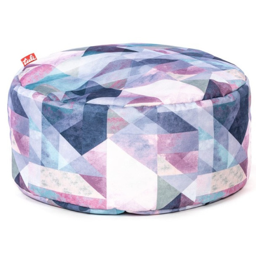 sedací vak Puf, nesnímatelný potah - vzor Pastel