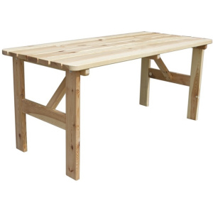 Zahradní stůl VIKING dřevěný přírodní - 180cm